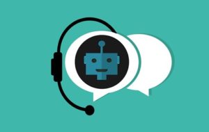An illustration of a customer service chatbot.