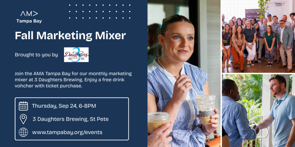 Fall Marketing Mixer at 3 Daughters Brewing